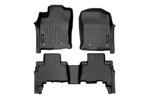 Toyota 4Runner Floor Mats - Front and Rear - Rough Country - Heavy Duty Floor Mats - '13-'23